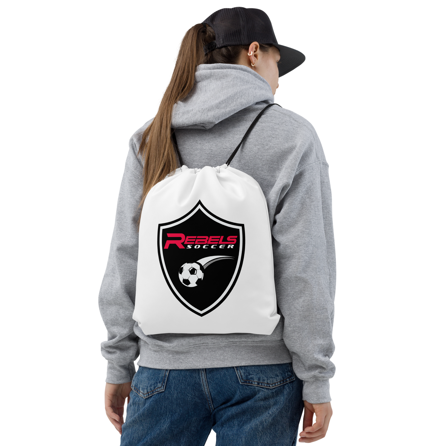 Rebels Soccer Drawstring bag