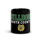 North County Bulldogs Black Glossy Mug