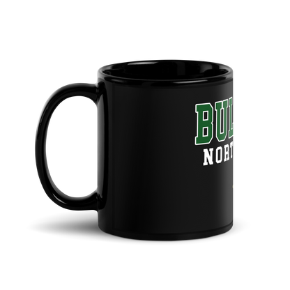 North County Bulldogs Black Glossy Mug