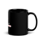 Warde Soccer Black Glossy Mug