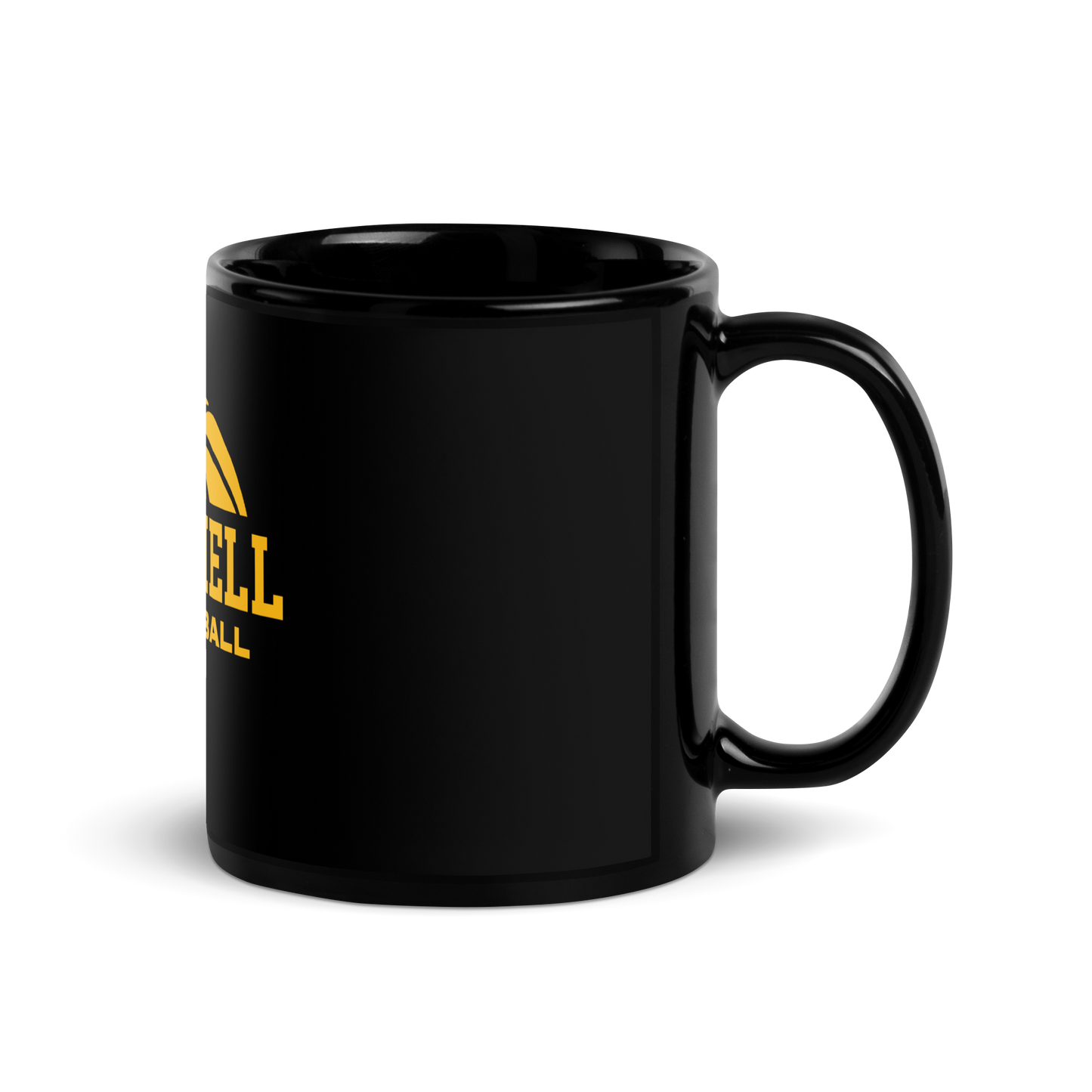 Hartnell Basketball Black Glossy Mug