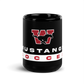 Warde Soccer Black Glossy Mug