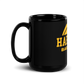 Hartnell Basketball Black Glossy Mug