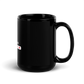 Warde Soccer Black Glossy Mug