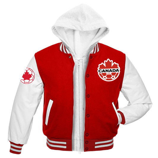 Canada Soccer Varsity Jacket