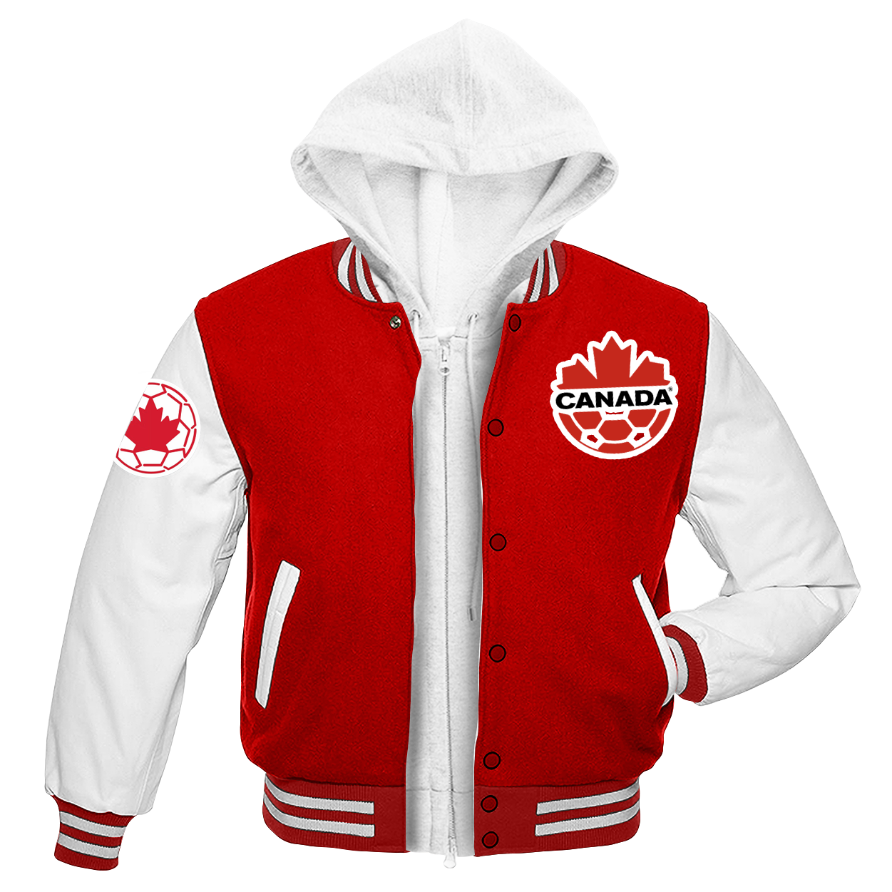 Canada Soccer Varsity Jacket