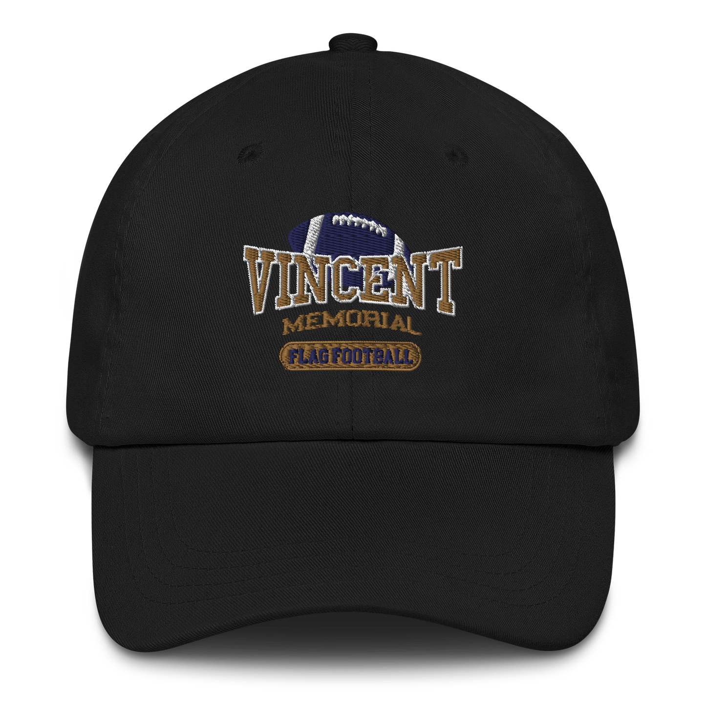 Vincent Memorial flag football Dad hat