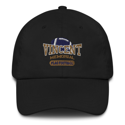Vincent Memorial flag football Dad hat