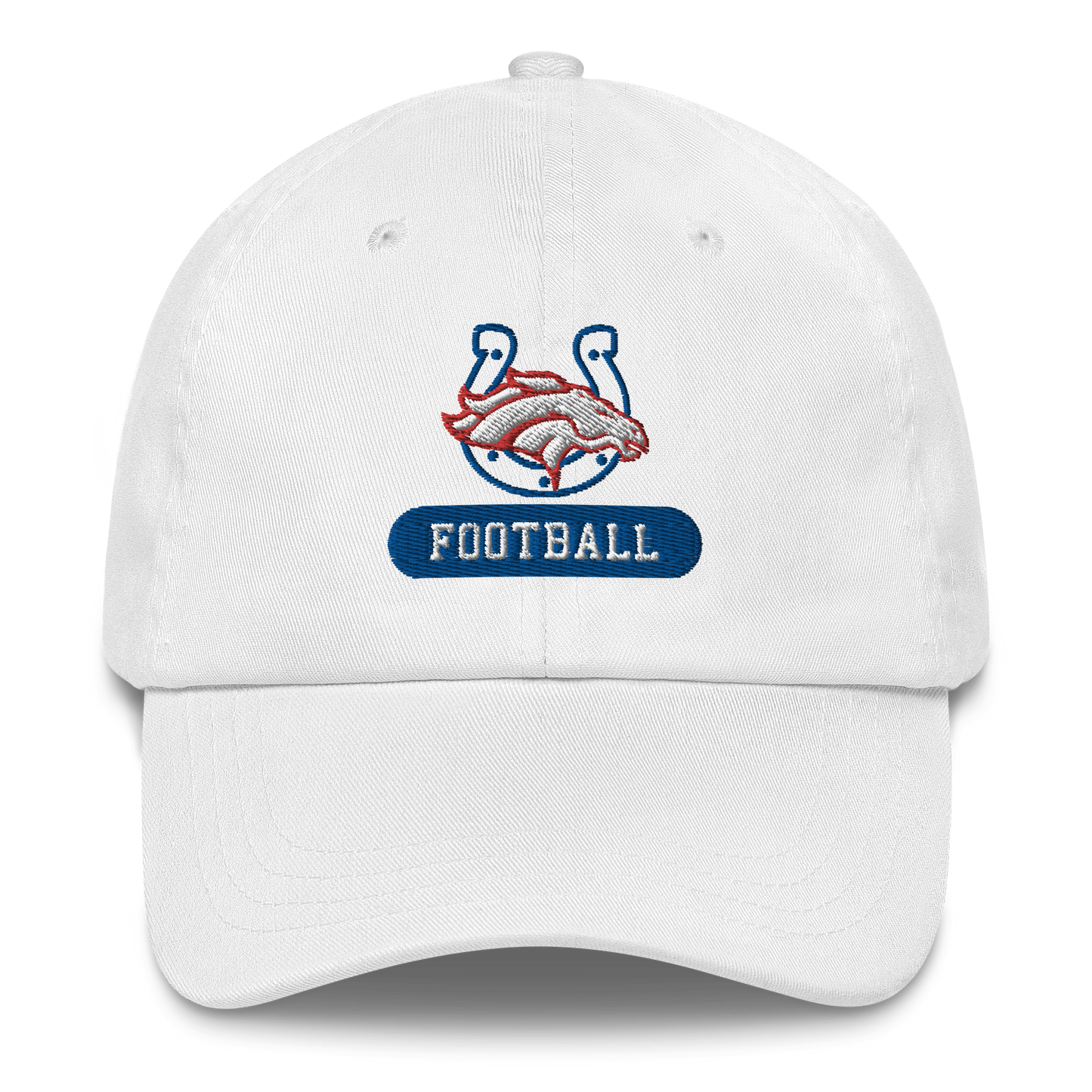 Salinas Colts and Broncos Football Dad hat