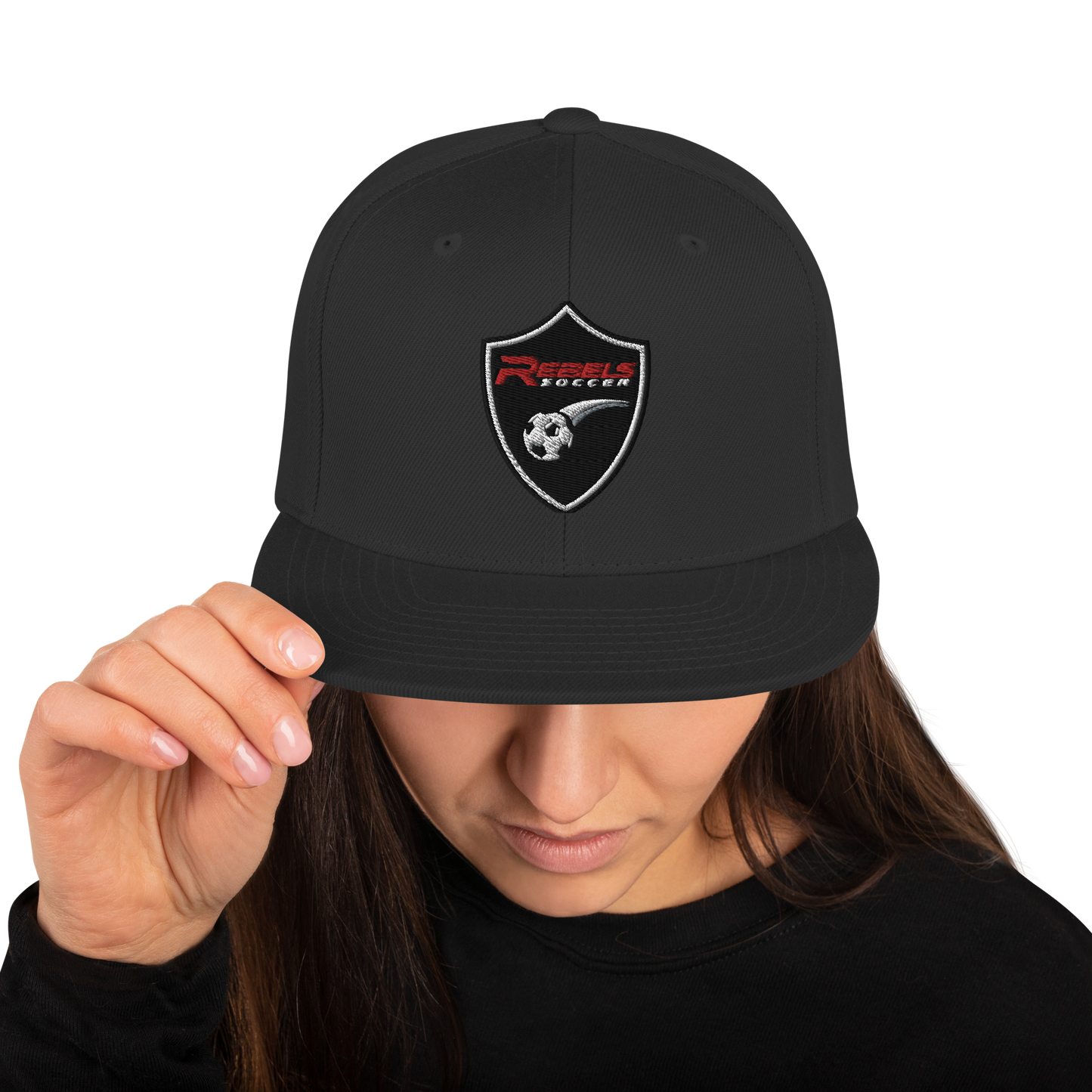 Rebels Soccer Snapback Hat