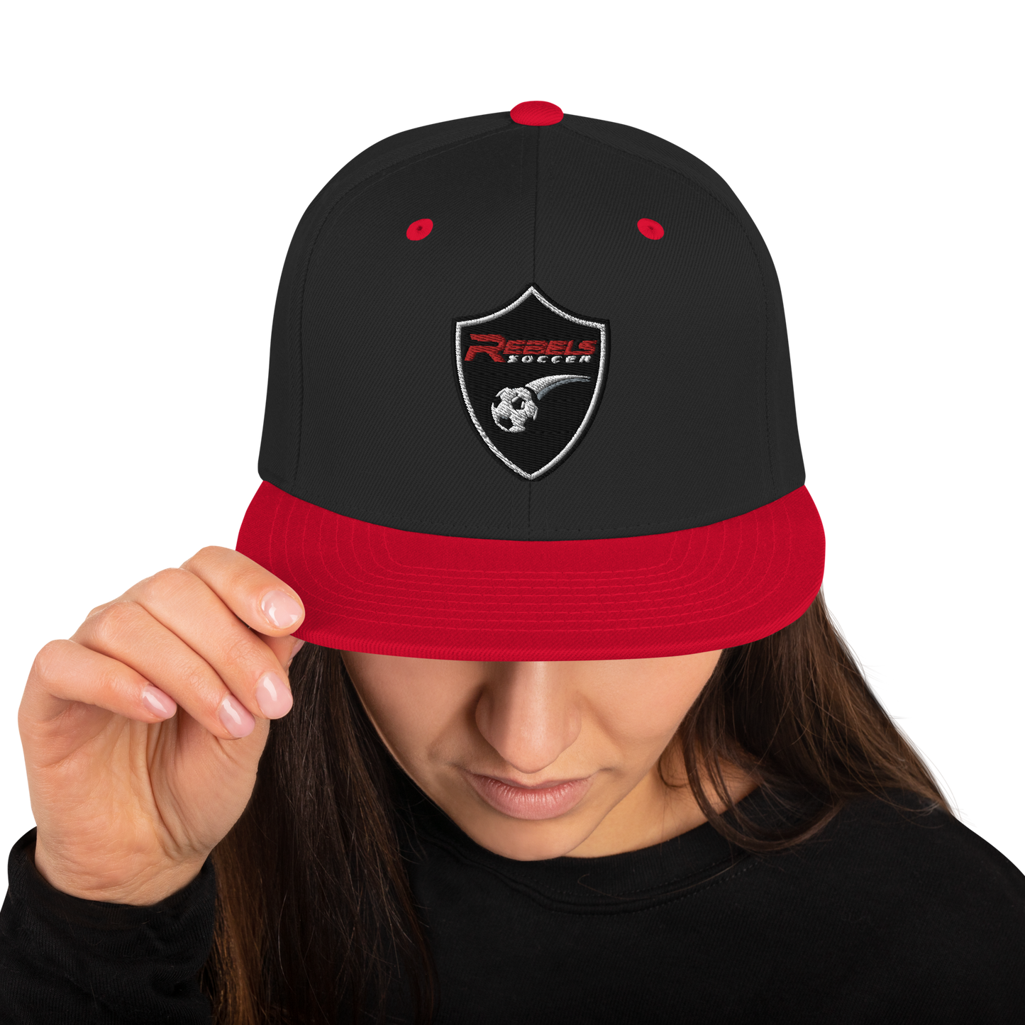 Rebels Soccer Snapback Hat