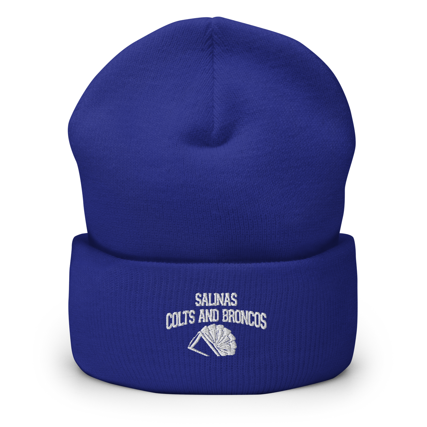 Salinas Colts and Broncos Cuffed Beanie