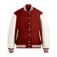 Cardinal Wool & White Leather Jacket