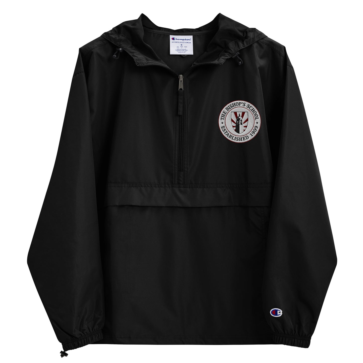 Bishop's Embroidered Champion Packable Wind Breaker Jacket