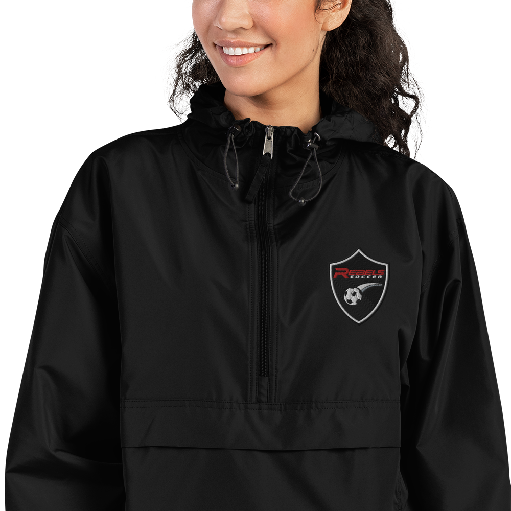 Rebels Soccer Embroidered Champion Packable Jacket