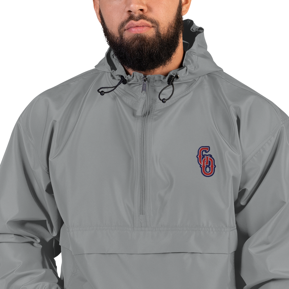 GO Embroidered Champion ¾ Zip Packable Jacket