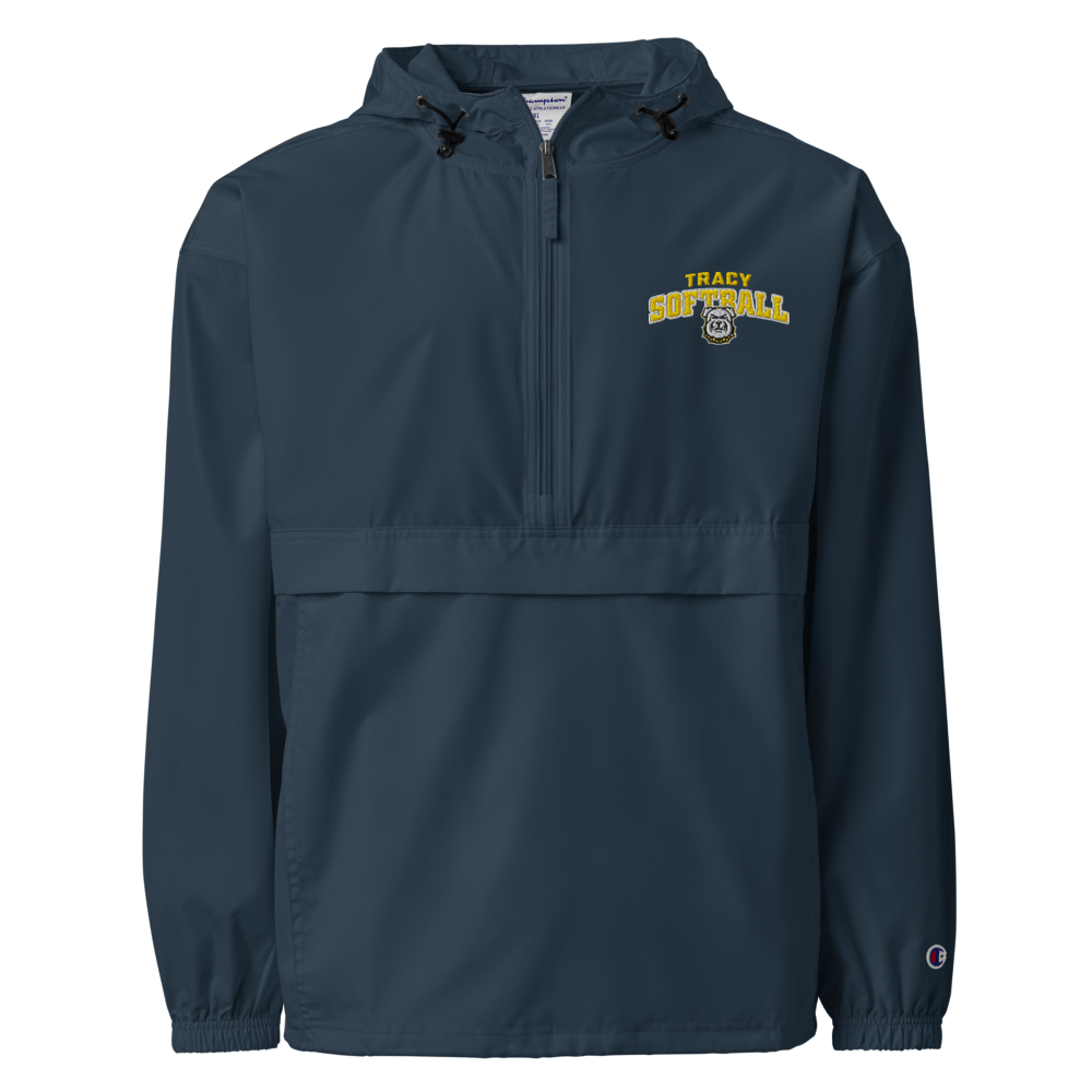 Tracy Softball New Embroidered Champion Packable Jacket
