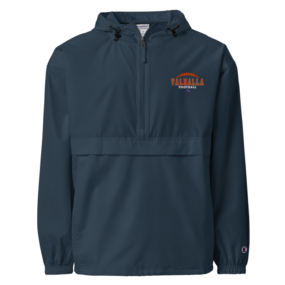 Valhalla High School Football Embroidered Champion Packable Jacket