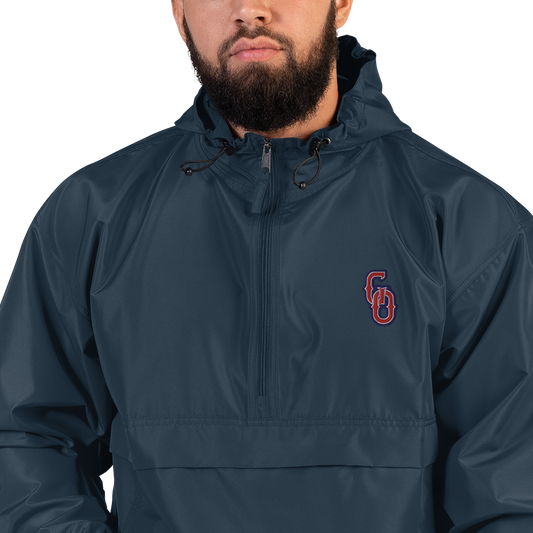 GO Embroidered Champion ¾ Zip Packable Jacket