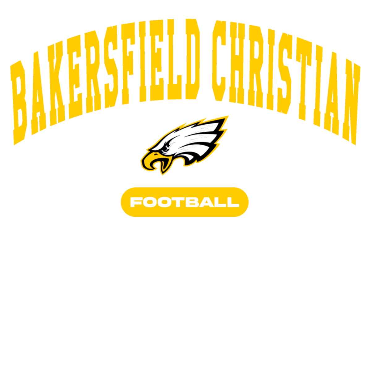 Bakersfield Christian Football Embroidered Champion Packable Jacket