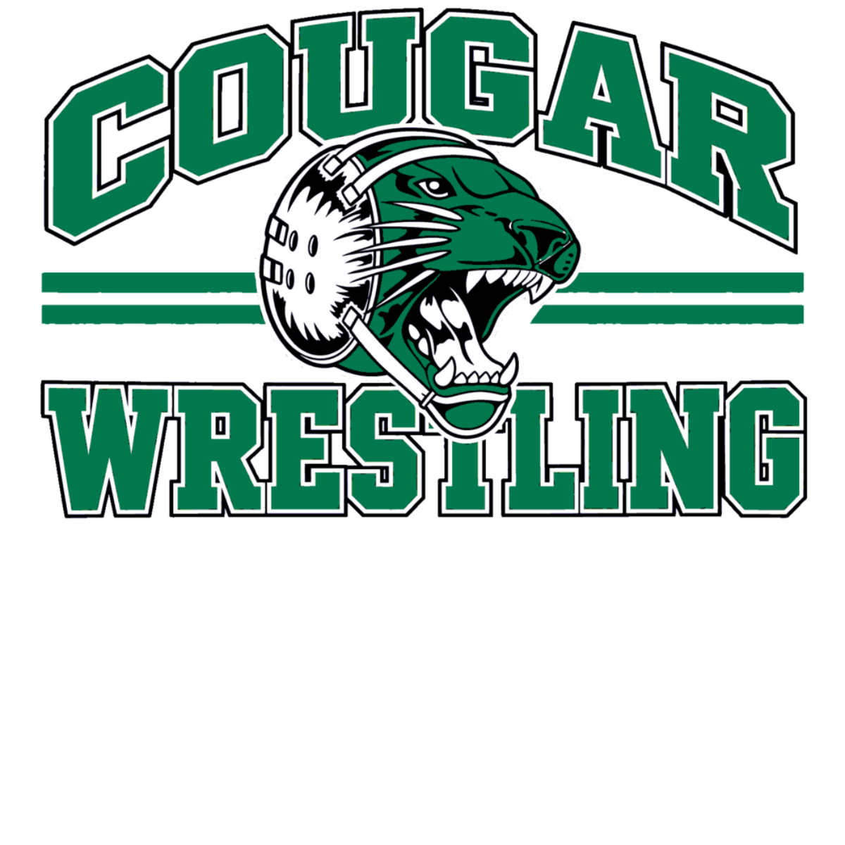 Cougar Wrestling - Embroidered Champion Packable Jacket