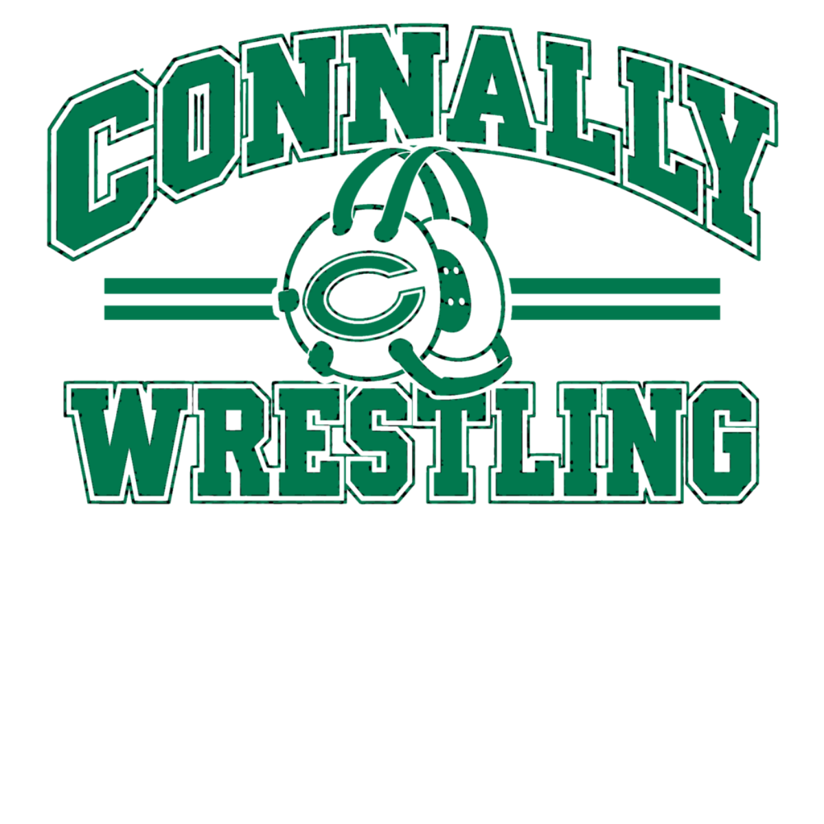 Connally Wrestling Blk Embroidered Champion Packable Jacket