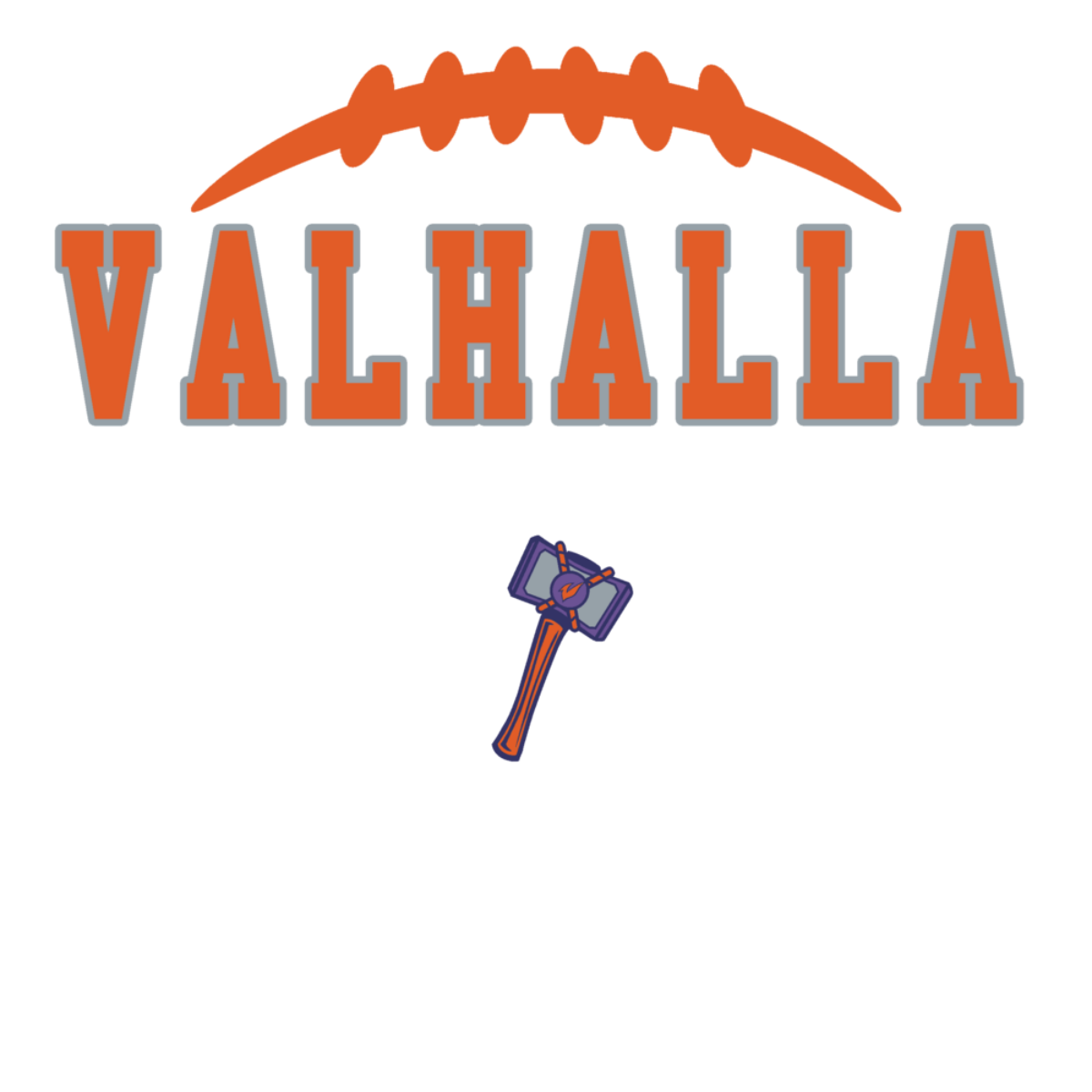 Valhalla High School Football Embroidered Champion Packable Jacket
