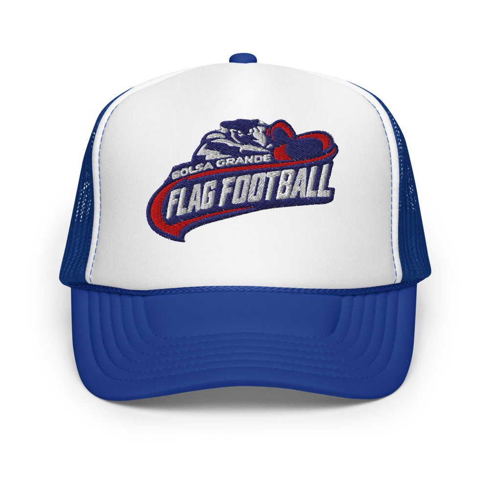 Bolsa Grande Flag Football Foam Trucker Hat