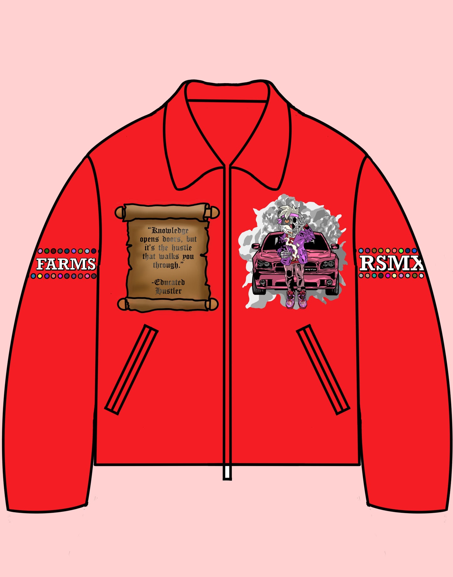 Stanky Farms Custom Leather Jacket