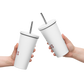 SRVCA Insulated tumbler with a straw