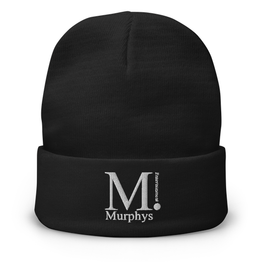 Murphys Entertainment Embroidered Beanie