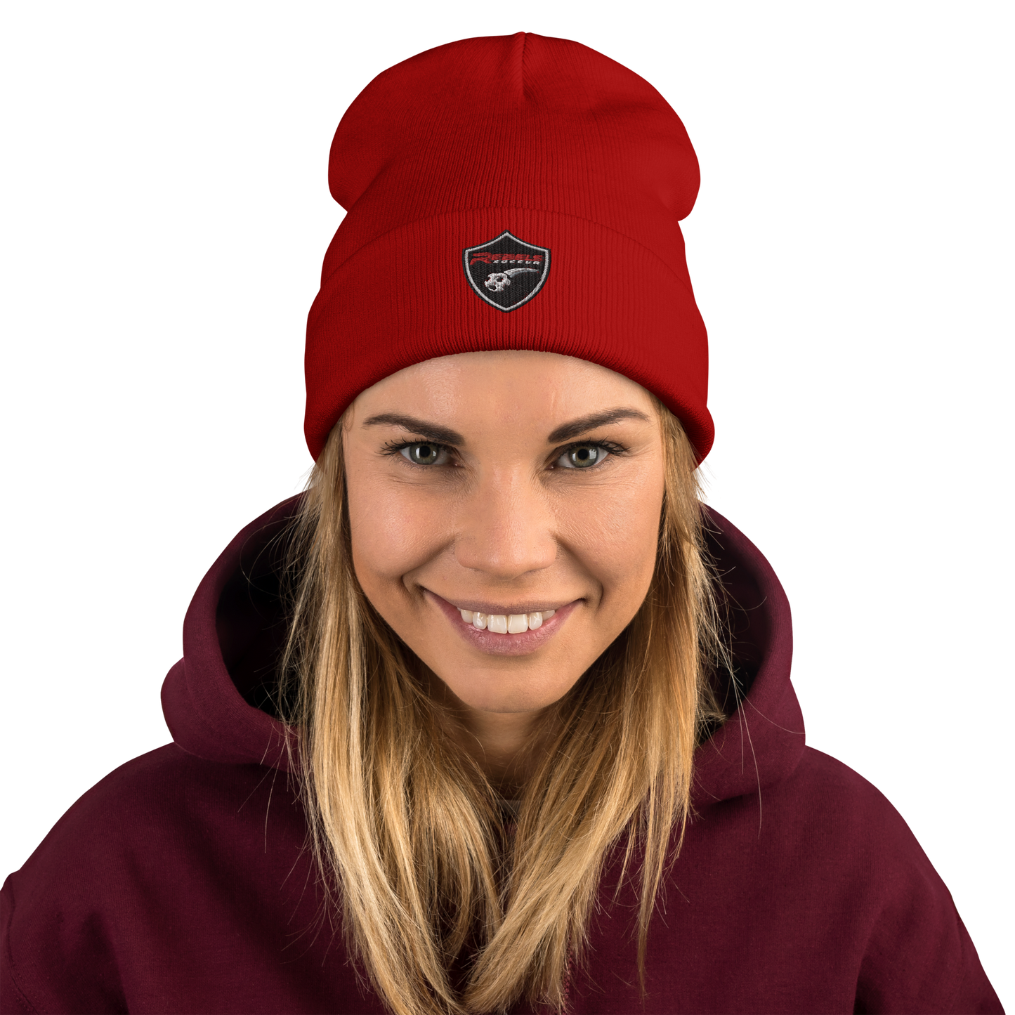 Rebels Soccer Embroidered Beanie