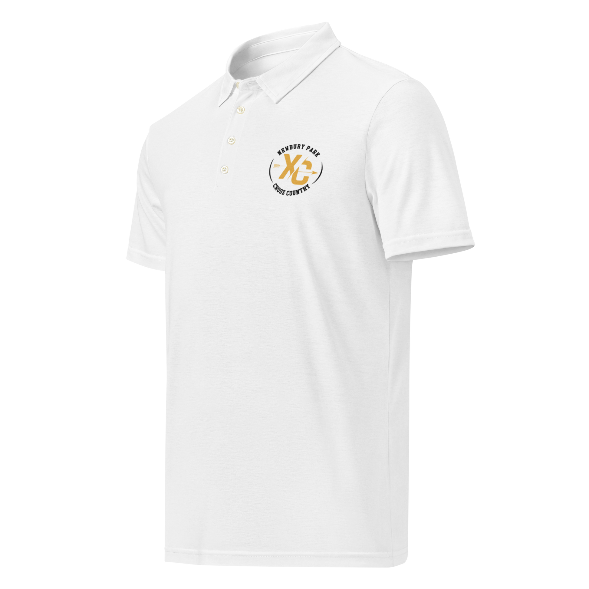 cross country polo shirts Newbury High School Cross Country Men’s slim fit polo