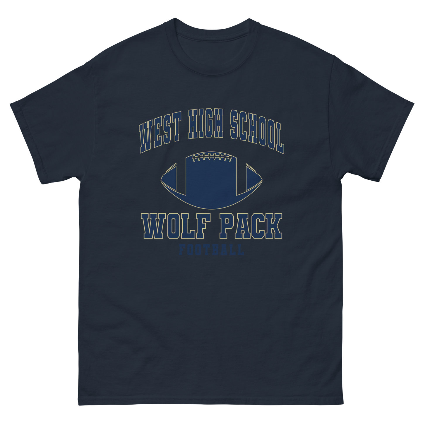 West Football classic tee