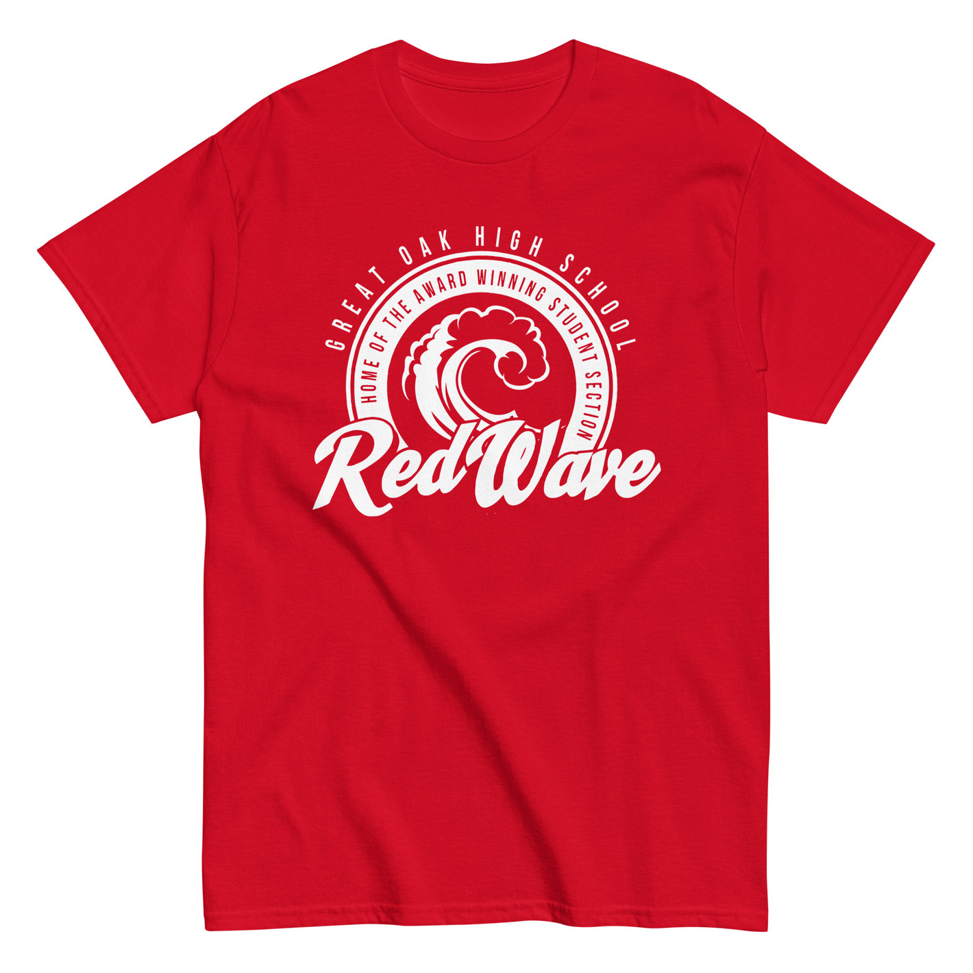 Red Wave classic tee