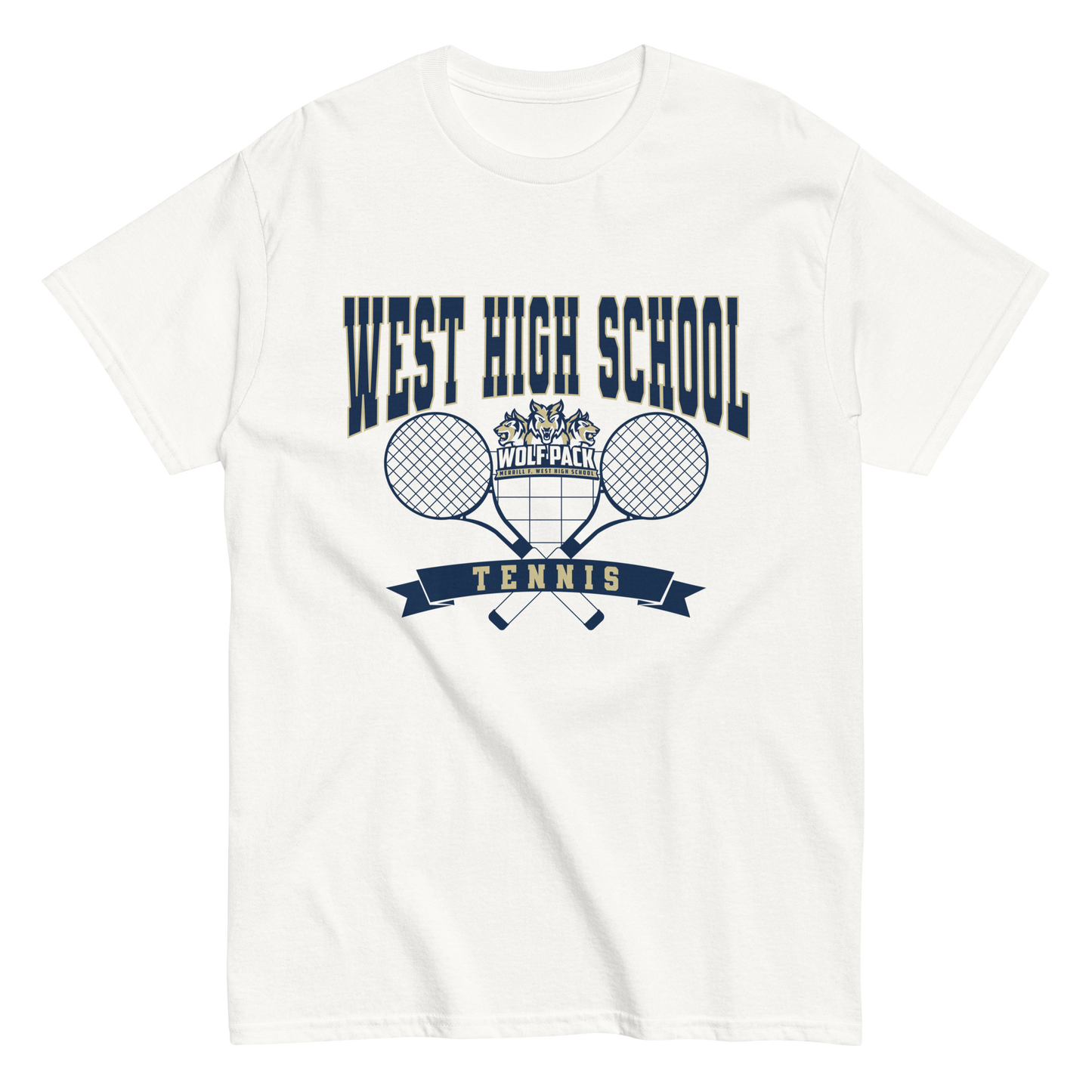 West Tennis classic tee