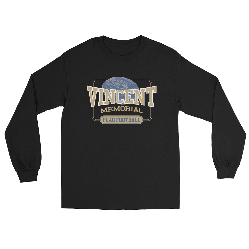 Vincent Memorial Flag Football Long Sleeve Shirt