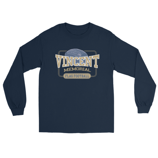 Vincent Memorial Flag Football Long Sleeve Shirt