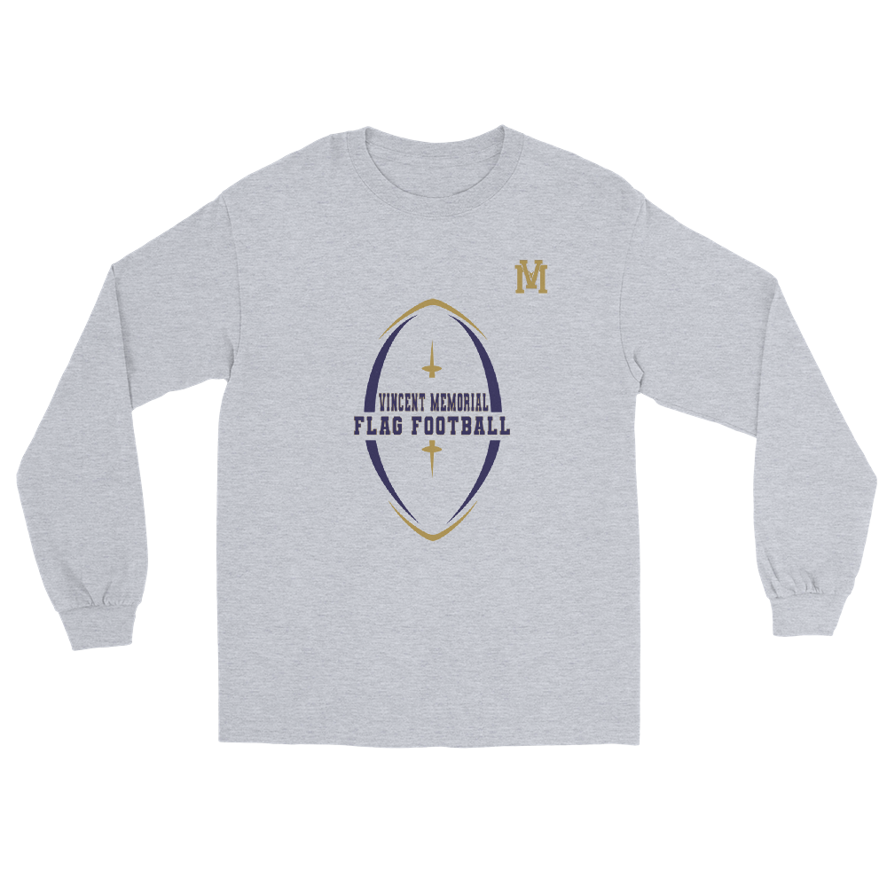 Vincent Memorial Flag Football Men’s Long Sleeve Shirt