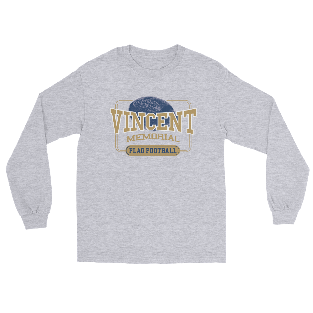 Vincent Memorial Flag Football Long Sleeve Shirt