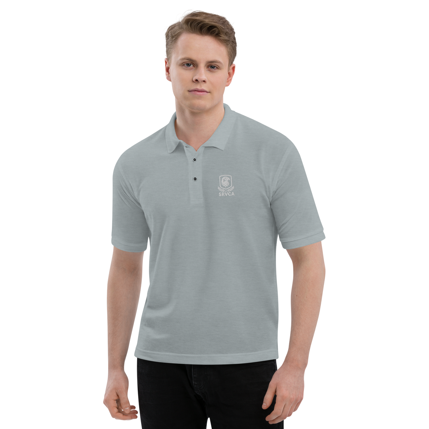 SRVCA Men's Premium Polo  Uniform Approved