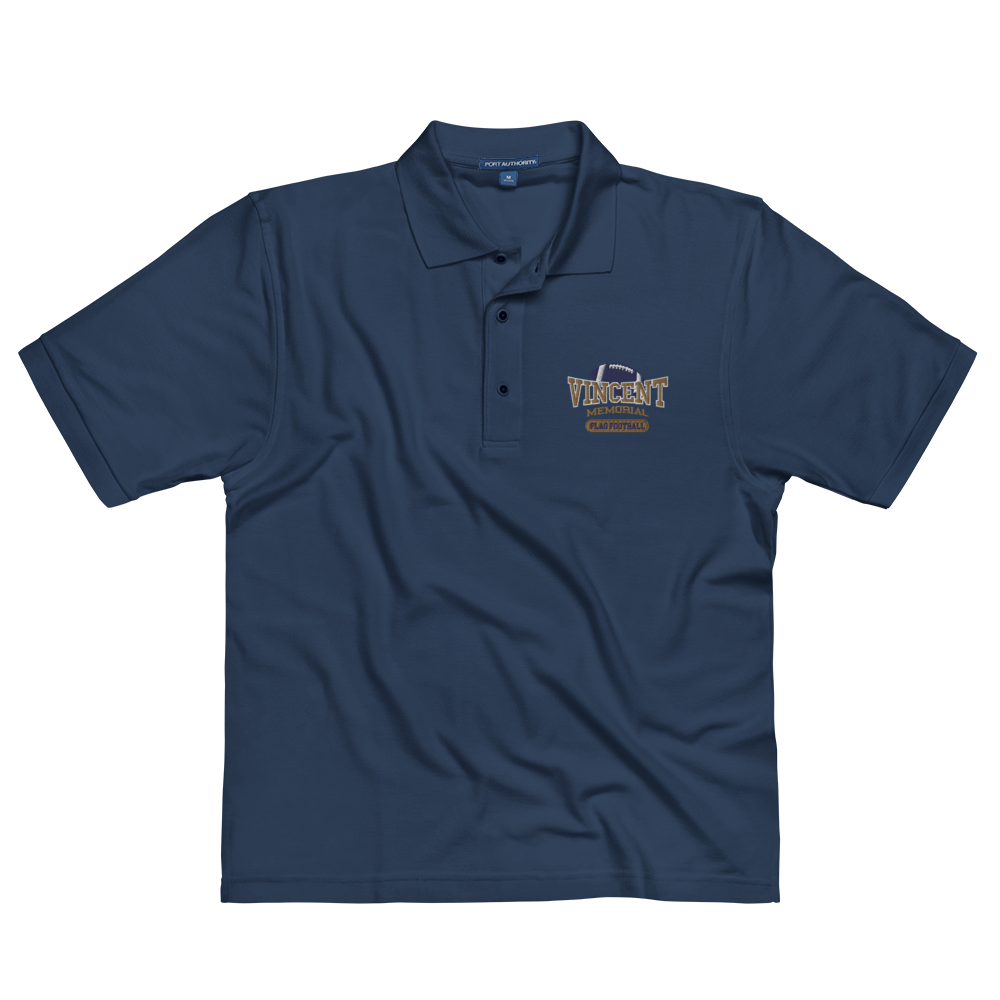 Vincent Memorial Flag Football Premium Polo