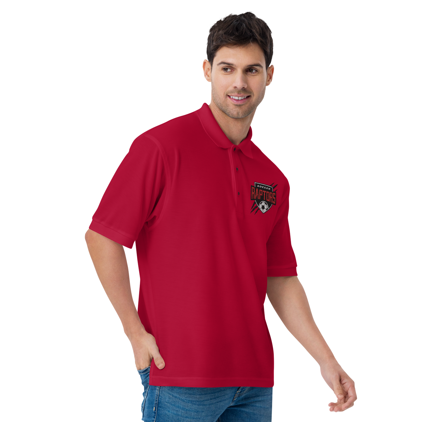 Raptors Soccer Men's-  Premium Polo