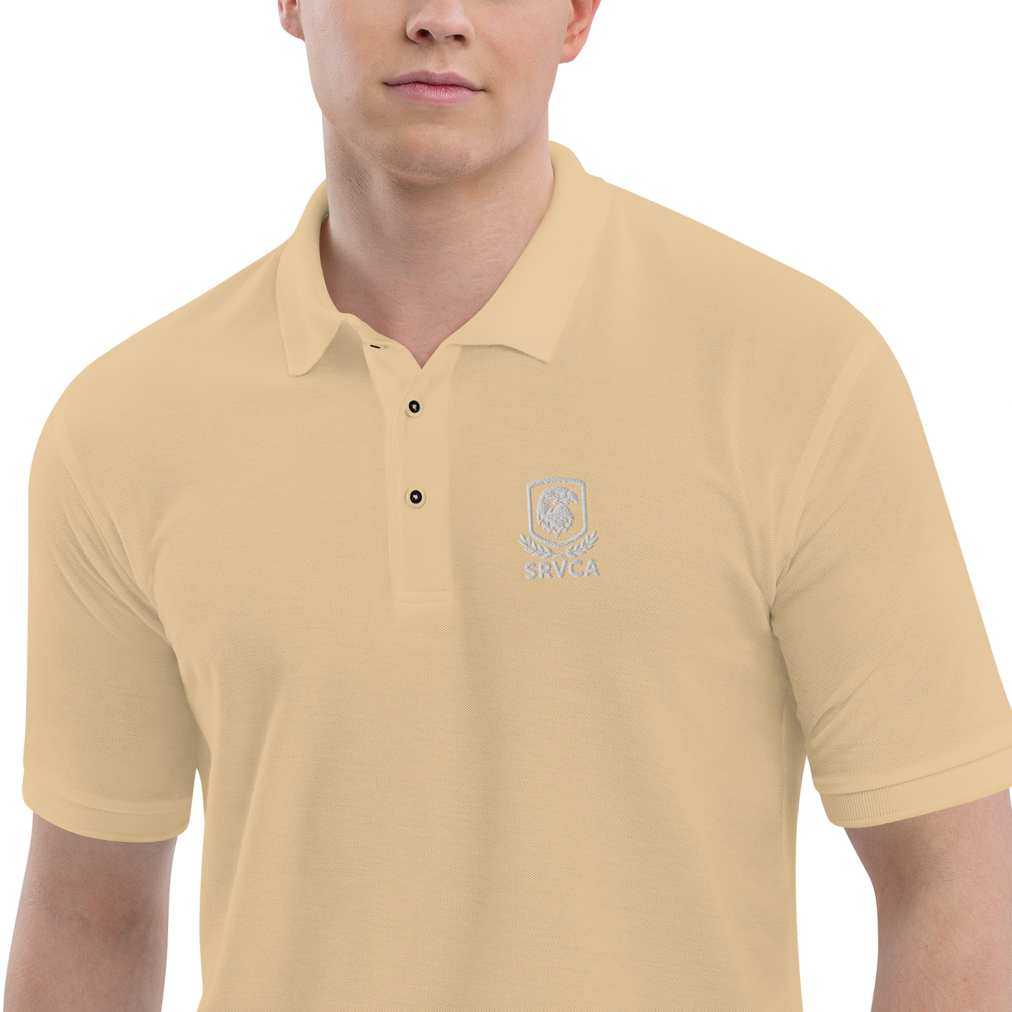 SRVCA Men's Premium Polo  Uniform Approved