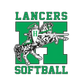 Lancers Softball Stainless Steel Water Bottle
