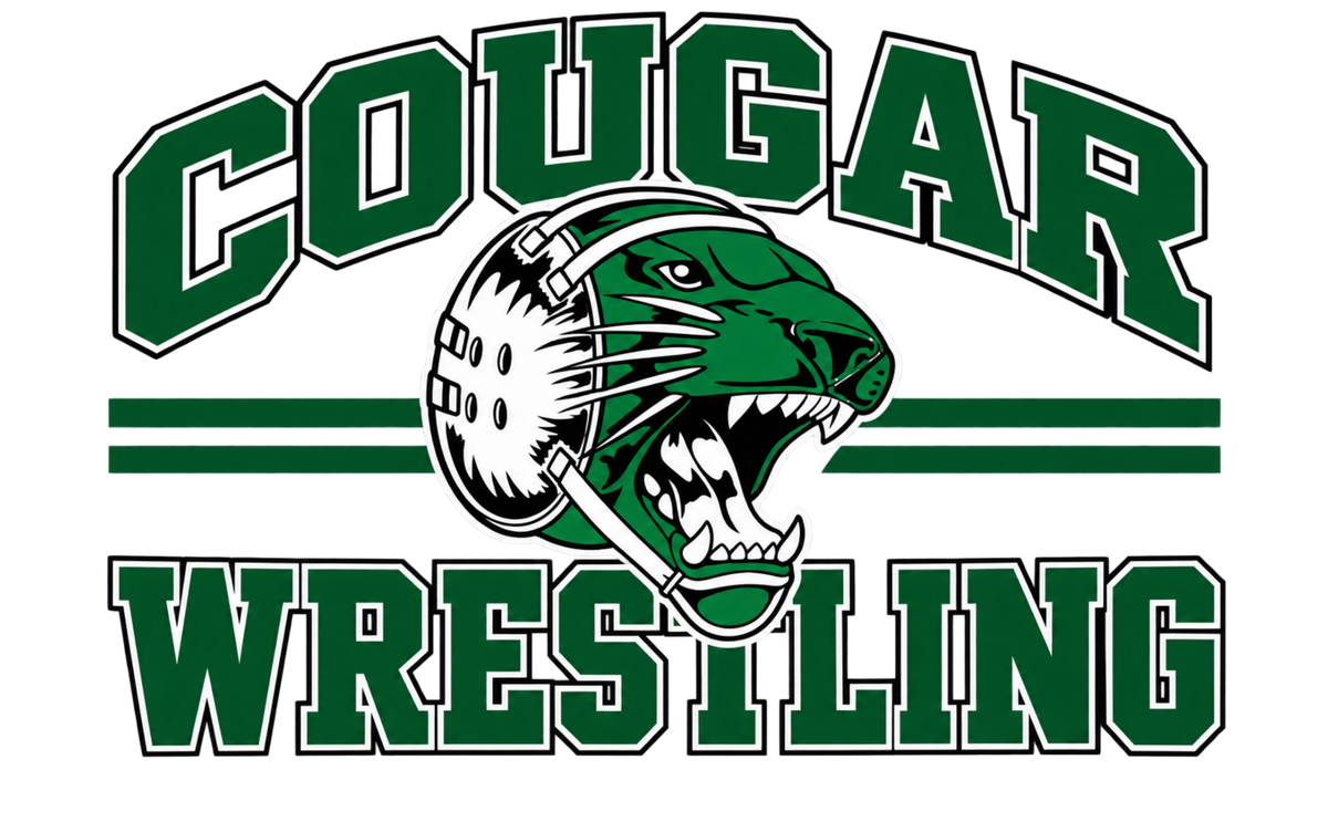 Cougar Wrestling - Stainless Steel Water Bottle