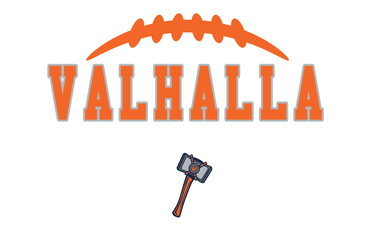 Valhalla High School Football Stainless Steel Water Bottle