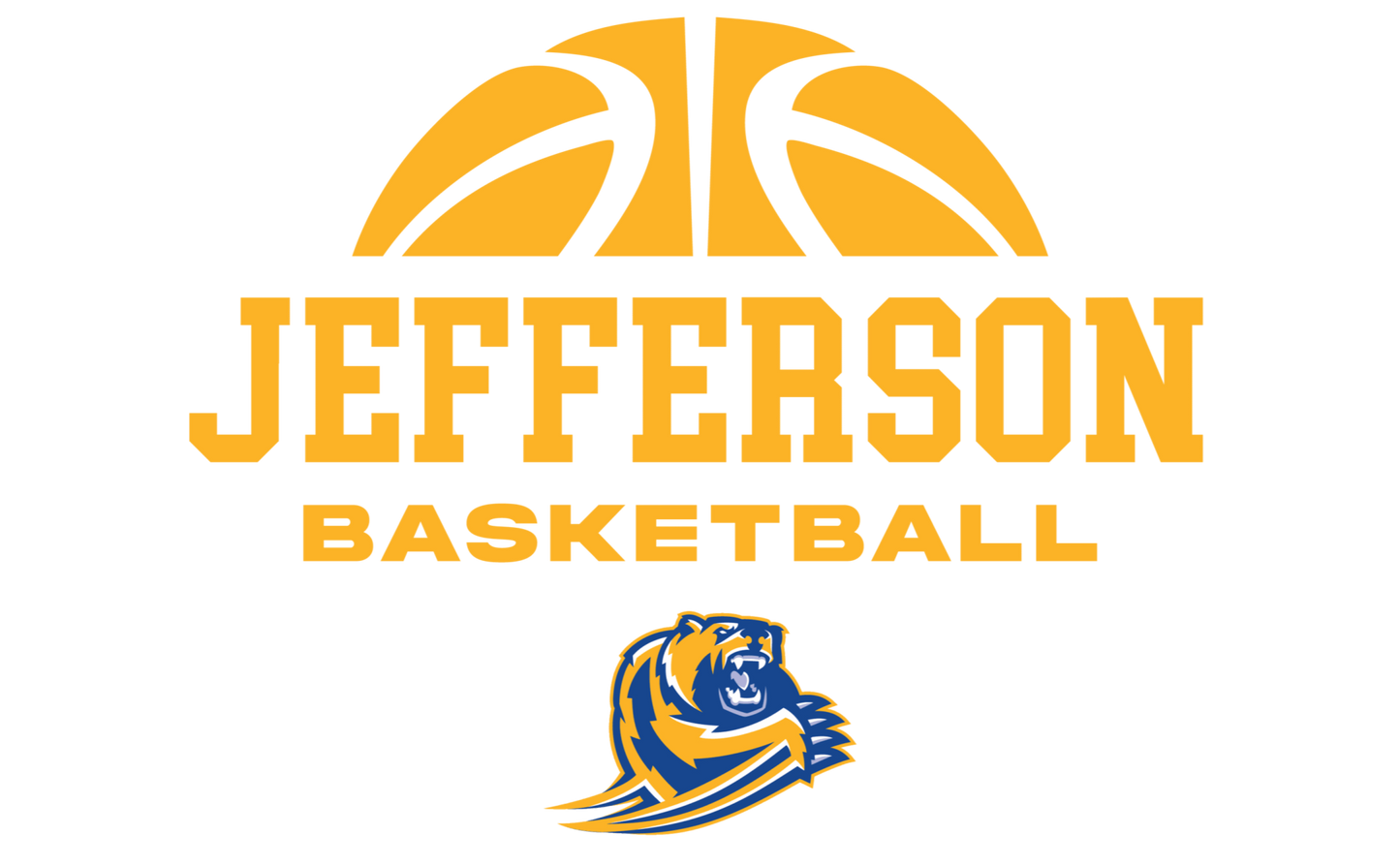 Jefferson Basketball Stainless Steel Water Bottle