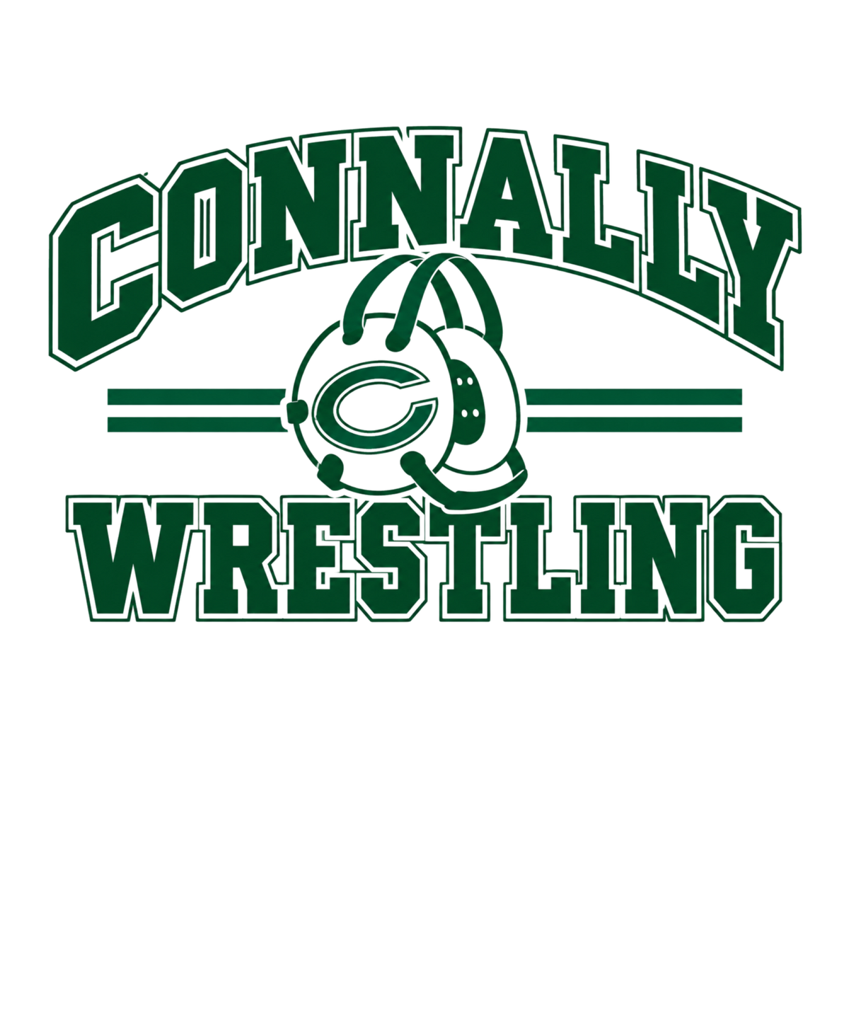 Connally Wrestling Blk Youth Staple Tee