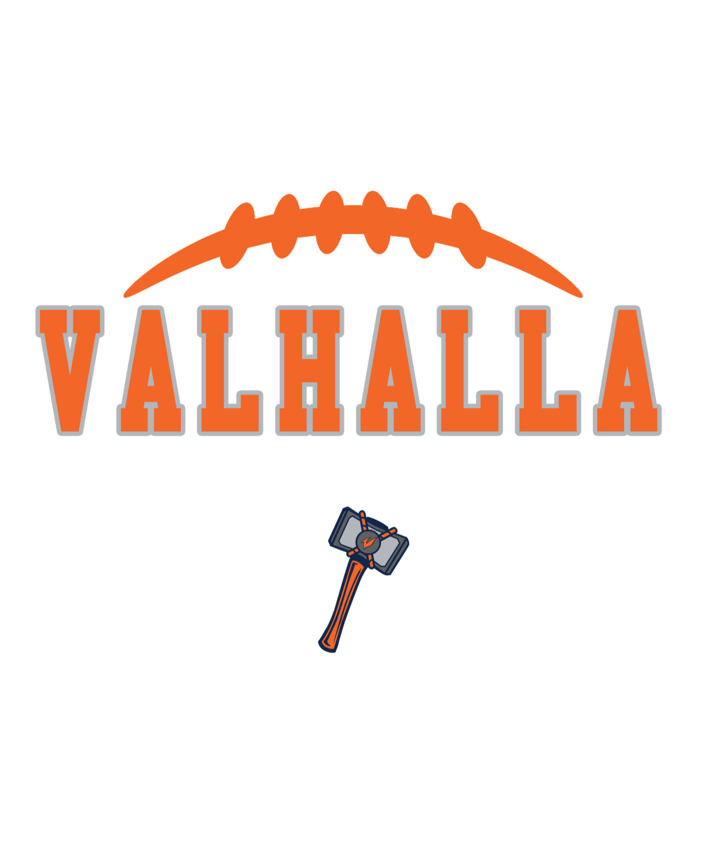 Valhalla High School Football Youth Crew Neck Sweatshirt